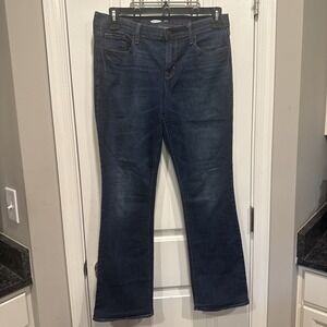 Old Navy Original Mid Rise Slim Bootcut Stretch Blue Jeans Women's Size 10